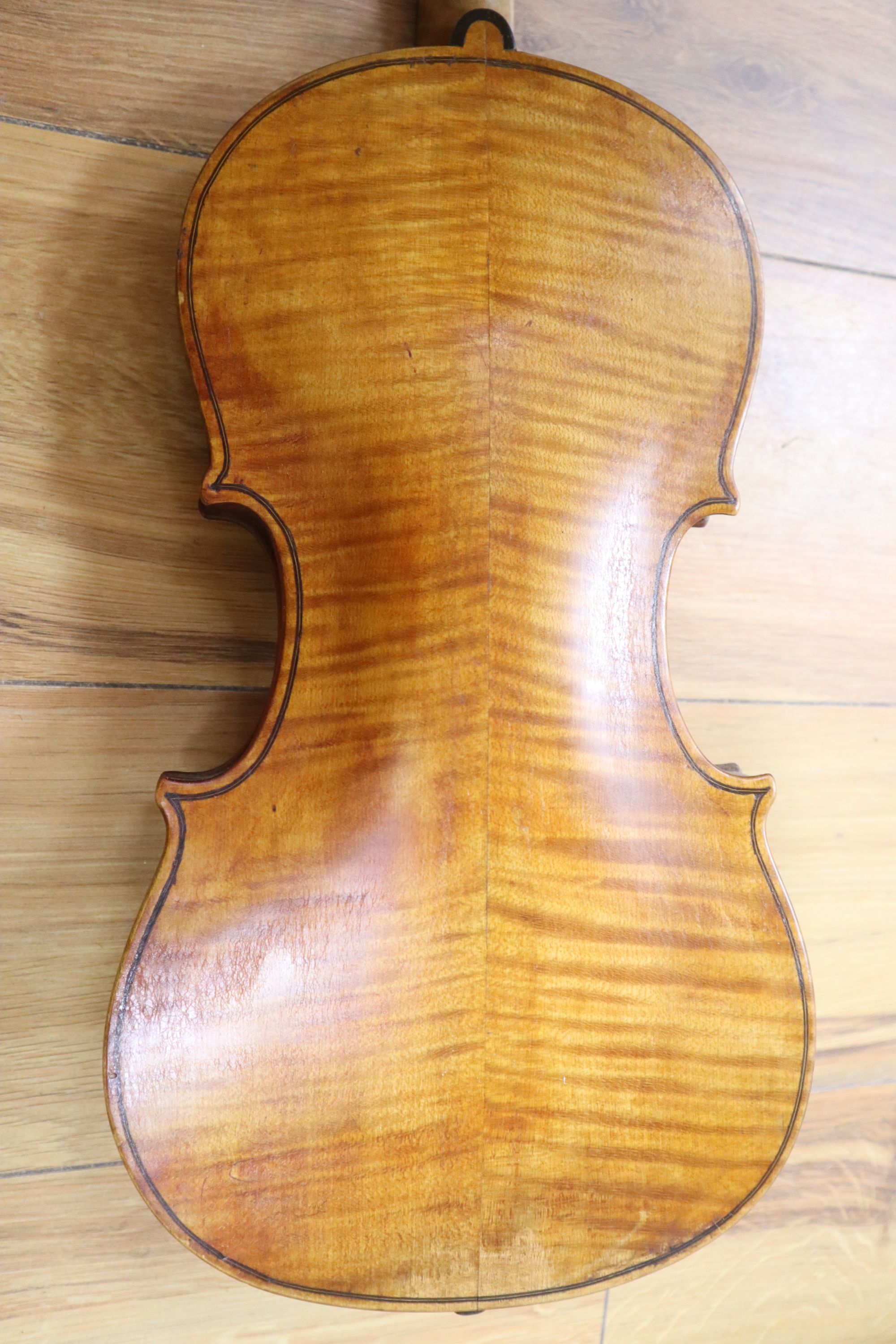 A 19th century violin in case